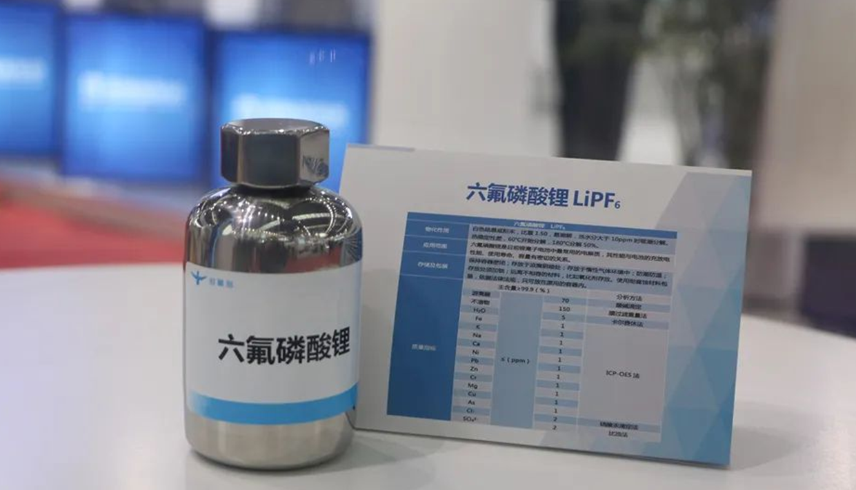 6000吨高纯晶体LiPF6项目新进展！
